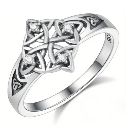 🔥2026 HOT STYLE🔥Retro Vintage Trinity Knot Ring – Meaningful Celtic Band for Women & Men
