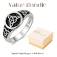 🔥2026 HOT STYLE🔥Retro Vintage Trinity Knot Ring – Meaningful Celtic Band for Women & Men