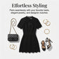 🔥2026 New Style🔥Slim High-Neck Mini Dress – Cutout & Lace Panel for a Gorgeous Silhouette