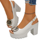 👡 50% OFF NOW! 🔥 Elegant Peep-Toe Buckle Heeled Sandals – Chic Design, Comfortable Heel & Perfect for Any Occasion ✨