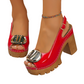 👡 50% OFF NOW! 🔥 Elegant Peep-Toe Buckle Heeled Sandals – Chic Design, Comfortable Heel & Perfect for Any Occasion ✨