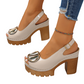 👡 50% OFF NOW! 🔥 Elegant Peep-Toe Buckle Heeled Sandals – Chic Design, Comfortable Heel & Perfect for Any Occasion ✨
