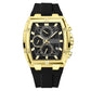 Modern Barrel-Shaped Case Watch for Men