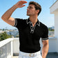 🥳SUMMER HOT SALE🥳💞50K+ SOLD!💥50% OFF! 🔥 Casual Short Sleeve Polo Shirt – Breathable Polyester, Modern Fit & Perfect for Relaxed Days 🏖️