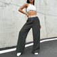 🥳2026 HOT SALE🥳💞50K+ SOLD!💥50% OFF! 🔥Women's Wide-Leg Suit Pants with Contrast Waistband