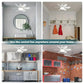 🔥2026 New Arrival🔥2-in-1 Portable Ceiling Fan & Light With Remote Control