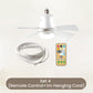🔥2026 New Arrival🔥2-in-1 Portable Ceiling Fan & Light With Remote Control