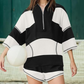 🥳SUMMER HOT SALE🥳💞50K+ SOLD!💥50% OFF! 🔥Women’s Striped Half Zip Tops ＆ Shorts Two-Piece Set