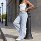 🔥Spring Hot Sale🔥Bow Embroidered High-Waist Straight-Leg Jeans