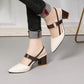 🥳SUMMER HOT SALE🥳💞50K+ SOLD!💥50% OFF! 🔥 Women's Stylish Pointed Toe Chunky High-heel Sandals