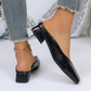 🥳SUMMER HOT SALE🥳💞50K+ SOLD!💥50% OFF! 🔥Women's Square Toe Block Heel Mules