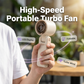 📢📢50% OFF !! ⏰Portable Handheld Fan with LED Digital Display🌬️ Stay cool—Anytime, Anywhere❄️
