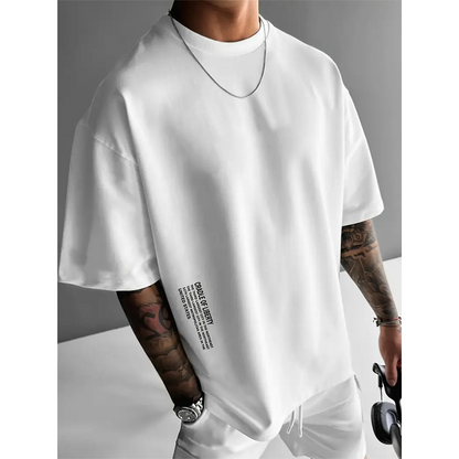🥳SUMMER HOT SALE🥳💞50K+ SOLD!💥50% OFF! 🔥Urban Cotton Blend Tee – From Day to Night 🌞🌙【Flash Sale】