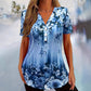 🥳SUMMER HOT SALE🥳💞50K+ SOLD!💥50% OFF! 🔥Women's Elegant Floral Printed Short Sleeve Top