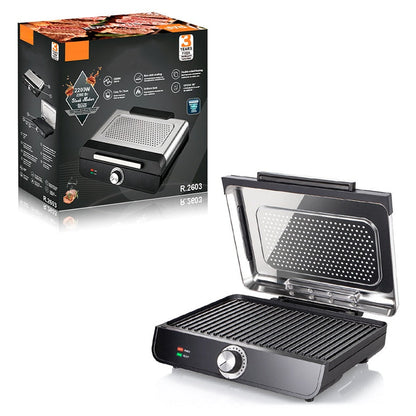 🔥2026 Hot Sale ＆ 50％ Off🔥2200W Smokeless Indoor Grill with Non-Stick Plate