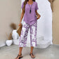 🥳SUMMER HOT SALE🥳💞50K+ SOLD!💥56% OFF! 🔥Casual Round Neck Layered Tunic Top and Wide Leg Pants Set