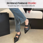 🥳SUMMER HOT SALE🥳💞50K+ SOLD!💥50% OFF! 🔥Edgy Grommet & Buckle Low Heel Pumps