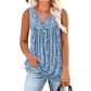 🥳SUMMER HOT SALE🥳💞50K+ SOLD!💥50% OFF! 🔥Women's Printed Button Sleeveless Top – Chic Print, Breathable & Lightweight ✨