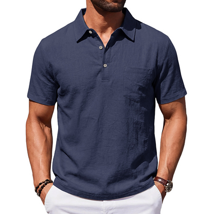 🥳SUMMER HOT SALE🥳💞50K+ SOLD!💥50% OFF! 🔥Men's Cotton Linen Short Sleeve Collared Shirt