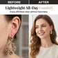 🔥Last day of the limited-time 50% off sale🔥Elegant Geometric Hoop Earrings with Sparkling Accents