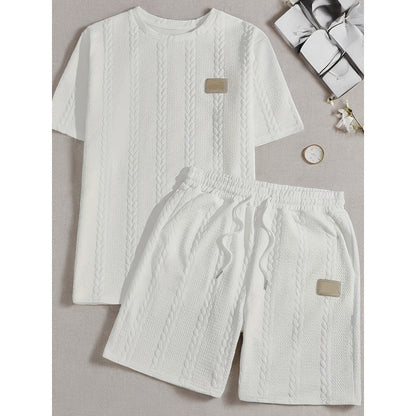🥳SUMMER HOT SALE🥳💞50K+ SOLD!💥50% OFF! 🔥Men’s Casual Solid-Color Two-Piece Loungewear Set