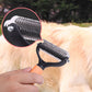 🔥2026 New Upgrade ＆ Hot Sale🔥 Double-Sided Deshedding Pet Grooming Brush – Dual-Sided Design, Ergonomic Handle & Gentle Grooming ✨