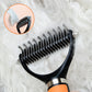 🔥2026 New Upgrade ＆ Hot Sale🔥 Double-Sided Deshedding Pet Grooming Brush – Dual-Sided Design, Ergonomic Handle & Gentle Grooming ✨