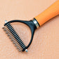 🔥2026 New Upgrade ＆ Hot Sale🔥 Double-Sided Deshedding Pet Grooming Brush – Dual-Sided Design, Ergonomic Handle & Gentle Grooming ✨