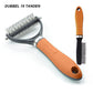 🔥2026 New Upgrade ＆ Hot Sale🔥 Double-Sided Deshedding Pet Grooming Brush – Dual-Sided Design, Ergonomic Handle & Gentle Grooming ✨