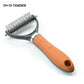 🔥2026 New Upgrade ＆ Hot Sale🔥 Double-Sided Deshedding Pet Grooming Brush – Dual-Sided Design, Ergonomic Handle & Gentle Grooming ✨