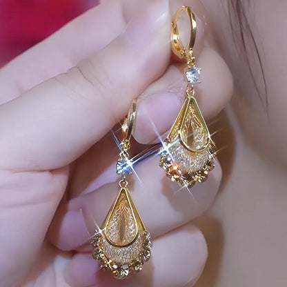 🔥2026 New Arrival ＆ Hot Sale ＆ 50％ Off🔥Women's Gold-Plated Teardrop Earrings