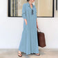🔥2026 New Arrival ＆ 50％ Off🔥Long-Solid, Simple and Long-Coloured Sleeve Dress