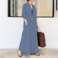 🔥2026 New Arrival ＆ 50％ Off🔥Long-Solid, Simple and Long-Coloured Sleeve Dress