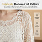 🔥2026 New Style ＆ 50％ Off🔥Women's Vintage-Inspired Lace Cover-Up Blouse