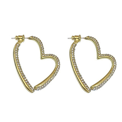 🔥2026 New Arrival ＆ Hot Sale ＆ 50％ Off🔥Women’s Sparkling Gold Heart Earrings