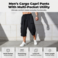 📢📢50% OFF !! ⏰Men's Casual Cargo Capri Shorts