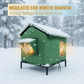 📢📢50% OFF !! ⏰All-Weather Elevated Outdoor Cat House