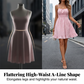 🔥2026 New Arrival ＆ Hot Sale🔥Ruffle Romance🎀Tie-Front Smocked Spaghetti Strap Dress