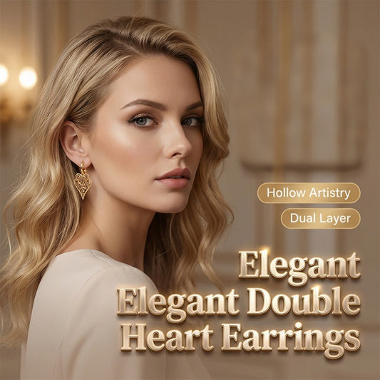 🔥2026 New Arrival ＆ Hot Sale ＆ 50％ Off🔥Elegant Sparkling Heart Hoop Earrings💕