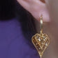 🔥2026 New Arrival ＆ Hot Sale ＆ 50％ Off🔥Elegant Sparkling Heart Hoop Earrings💕