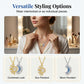 🔥2026 New Arrival ＆ Hot Sale ＆ 50％ Off🔥Sun and Moon Pendant Necklace with Rhinestones