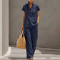 📢📢40% OFF !! ⏰Women's 2-Piece Set – Solid Color, Casual, Comfortable, Versatile ✨