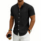 📢📢50% OFF !! ⏰ Men's Loose Fit Short Sleeve Shirt