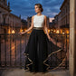 🔥Last day of the limited-time 50% off sale🔥 Women's Wide-Leg Pants – Flowy, Gold Trim, Elegant, Versatile 🍂