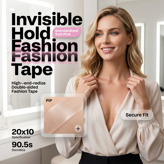 🥳SUMMER HOT SALE🥳💞50K+ SOLD!💥50% OFF! 🔥Double-Sided Invisible Body & Clothing Tape👩