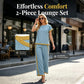 🥳SUMMER HOT SALE🥳💞50K+ SOLD!💥50% OFF! 🔥Women's Casual 2-Piece Set with Contrast Trim