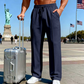 🔥2026 New Arrival ＆ Hot Sale🔥Men's Elastic Waist Drawstring Straight Leg Pants