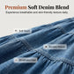 🔥2026 New Arrival ＆ Hot Sale ＆ 50％ Off🔥Denim Maxi Skirt – High Waist, Tiered, A-Line, Button Front ✨