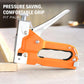📢📢40% OFF !! ⏰3 In 1 Staple Nail Tool ✅ Adjustable Power & 600 Nails Included | Fast DIY Woodworking Fixes