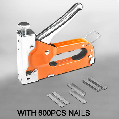 📢📢40% OFF !! ⏰3 In 1 Staple Nail Tool ✅ Adjustable Power & 600 Nails Included | Fast DIY Woodworking Fixes